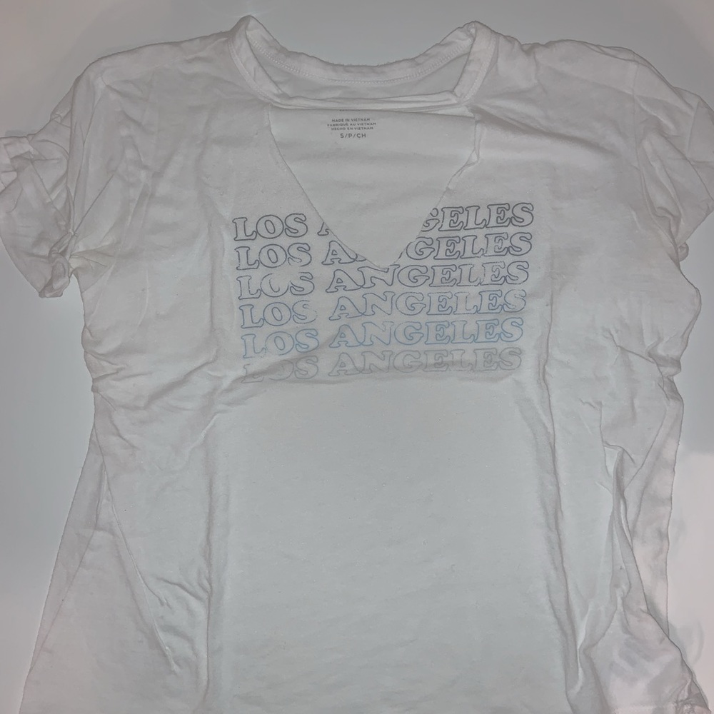 American Eagle tshirt with neckline cutout